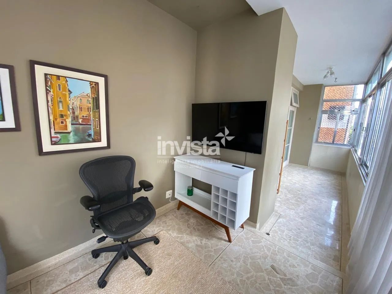 Apartamento 2 Dormitórios com Suíte, Frente ao Mar  Santos (José Menino) - Foto 8