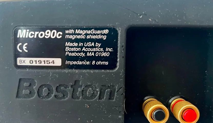 Caixa Central Boston Acoustics Micro90C - Funcionando 100% - Foto 4
