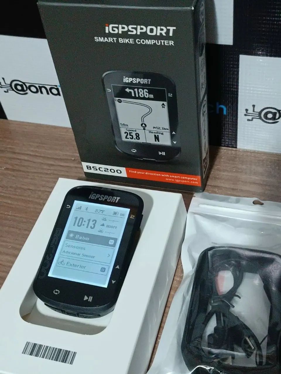 Ciclo computador / GPS IGPSPORT BSC200 COM PELOCULA, ALÇA PROTECAO E CAPA DE SILICONE - Foto 4