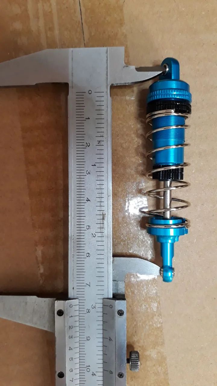 Amortecedores de alumínio para R/C escala 1/10  - Foto 2