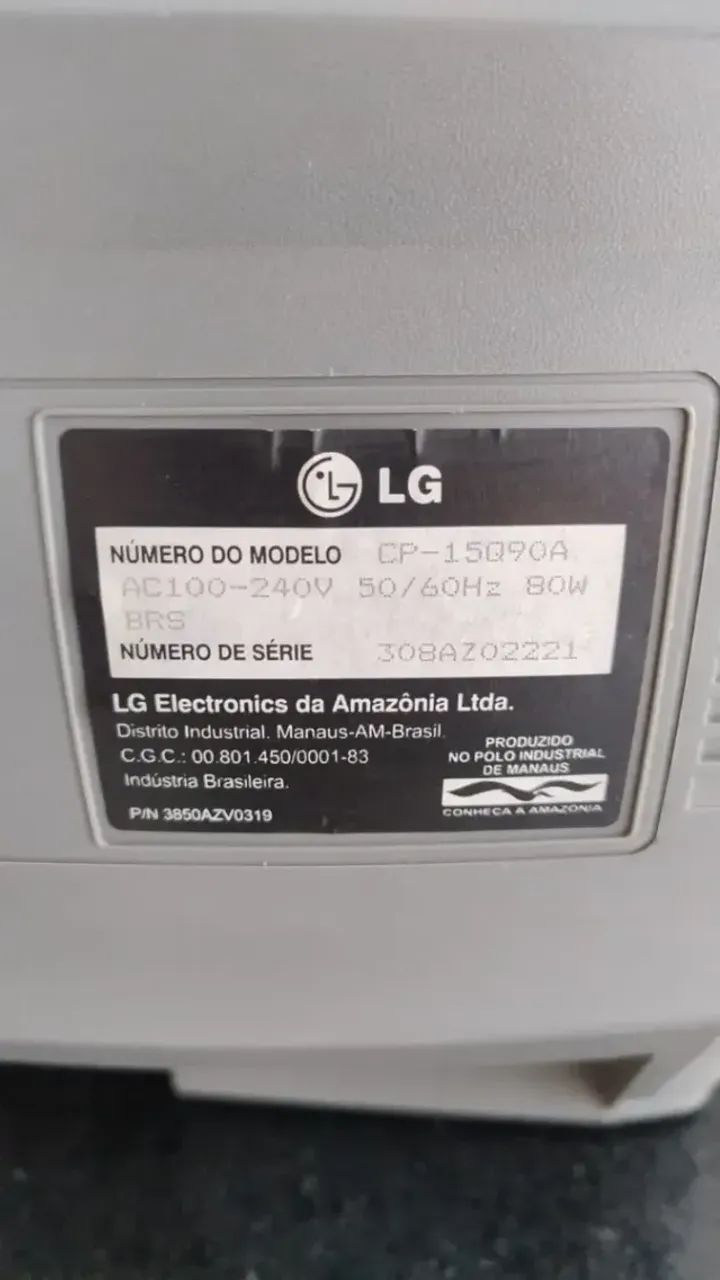 Tv LG Flatron Tubo Crt 14,6 Polegadas Cp-15090 Estéreo  - Foto 5