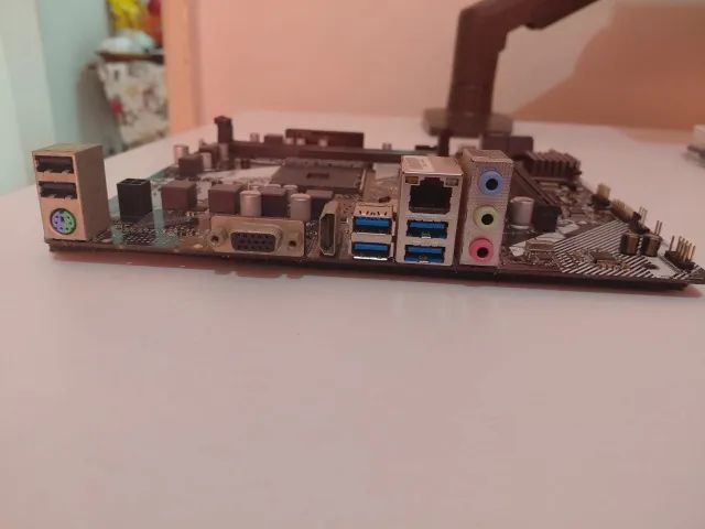 Placa mãe A320m asrock + Cpu Cooler Deepcool - Foto 2