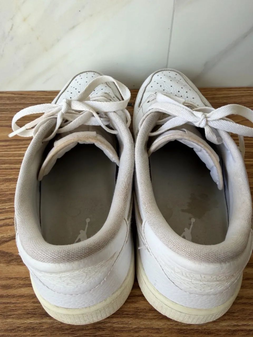 Nike Air Jordan 1 Low Golf Branco Usado  - Foto 5