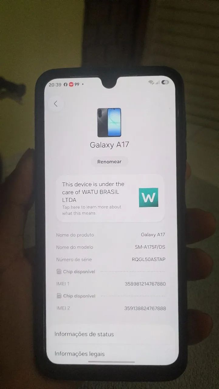 Samsung a17 retirada de peça  - Foto 3