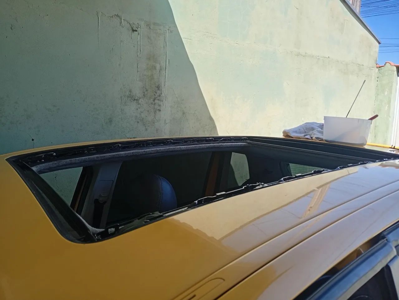 Reparo teto skywindow fiat Stilo