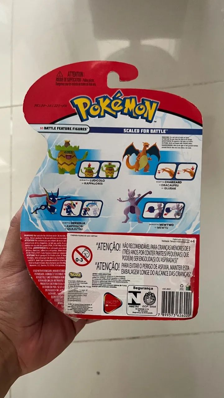 Pokémon: Mewtwo Jazwares + Bulbasaur Nerd ao Cubo + Pikachu Nintendo - Foto 4