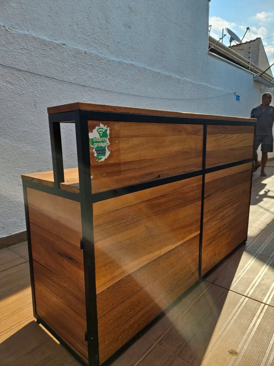 Balcão de madeira maciça  - Foto 4