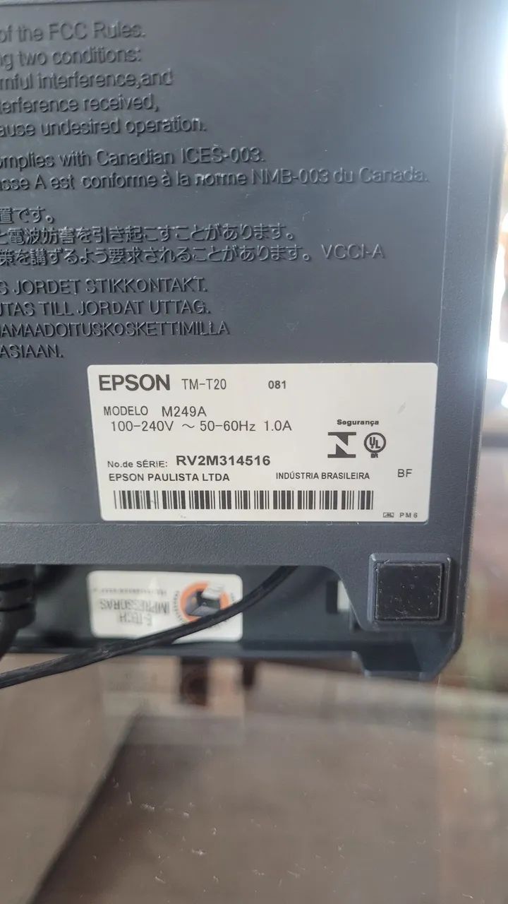 Impressora  Epson TM-120  cupom - Foto 4