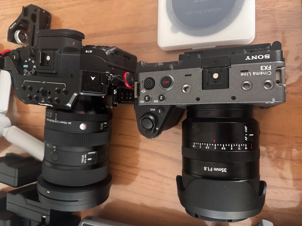 Câmeras de Cinema Fx3/A7IV/Drone/Estabilizador/Lentes!  - Foto 4