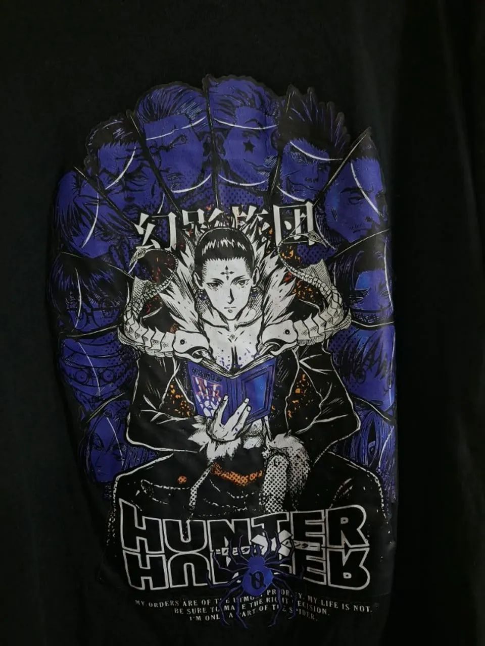 Camiseta Phantom Troupe (Aranhas) Hunter x Hunter - Foto 2