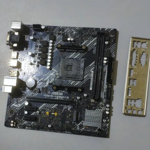 Placa Mãe Asus Prime A520M-E - Foto 4