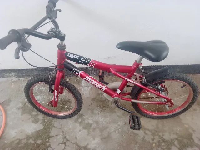 Vendo bicicleta monark bmx ranger infantil vermelha