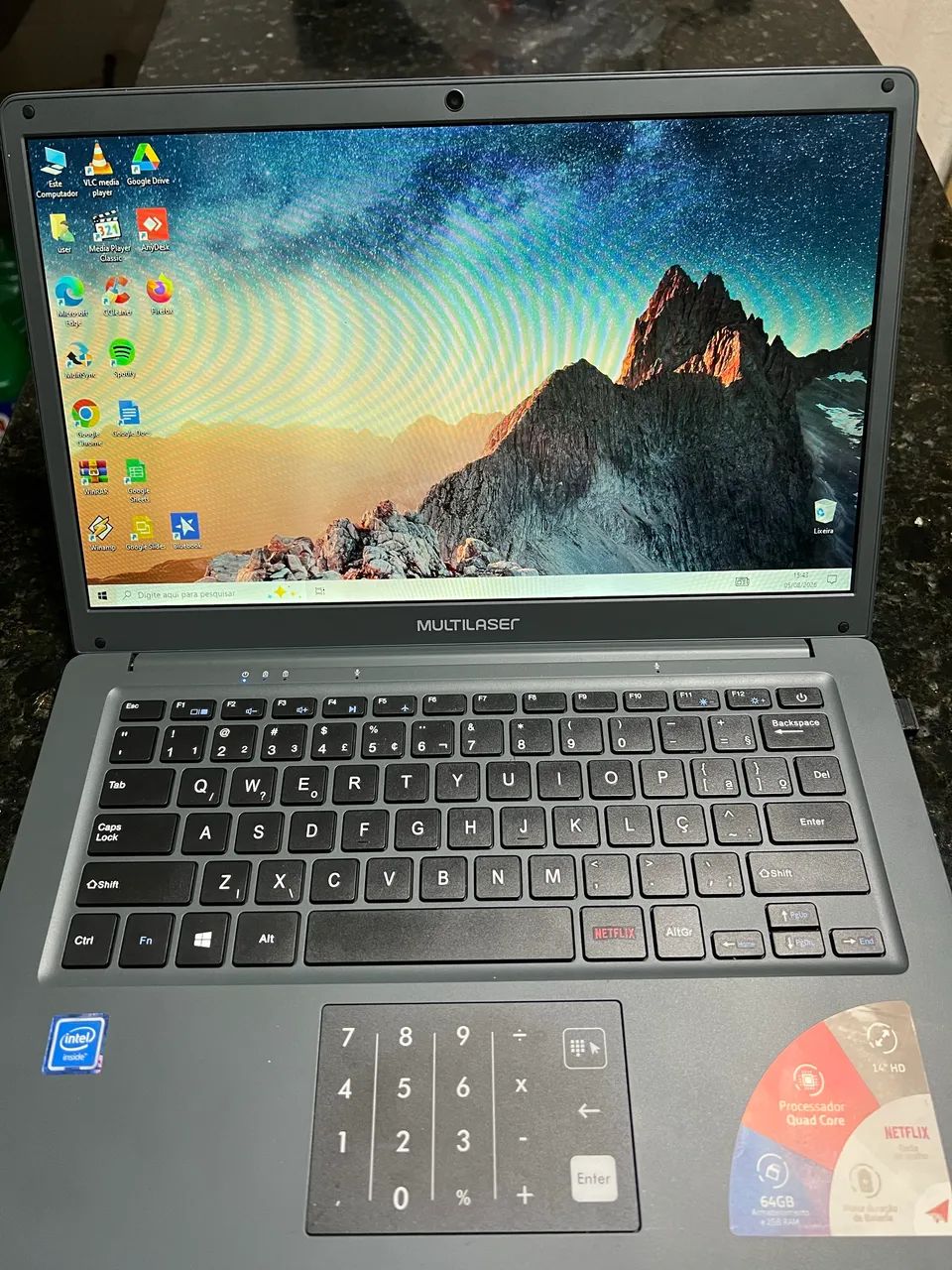 O Notebook Multilaser Legacy Cloud com 2 GB RAM  - Foto 4