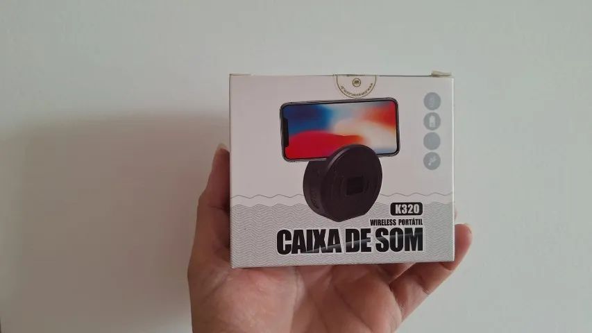Caixa de Som Portátil K320 Wireless - compacta e sem Fio