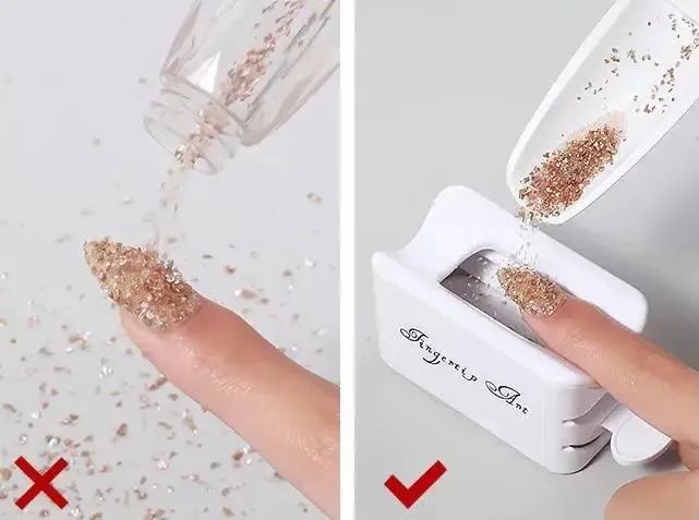 Dispenser de Glitter manicure  - Foto 3