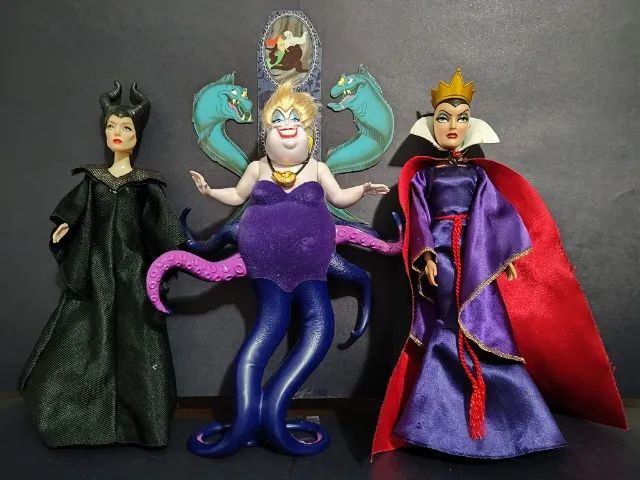 Bonecas Princesas, Príncipes e Vilãs da Disney