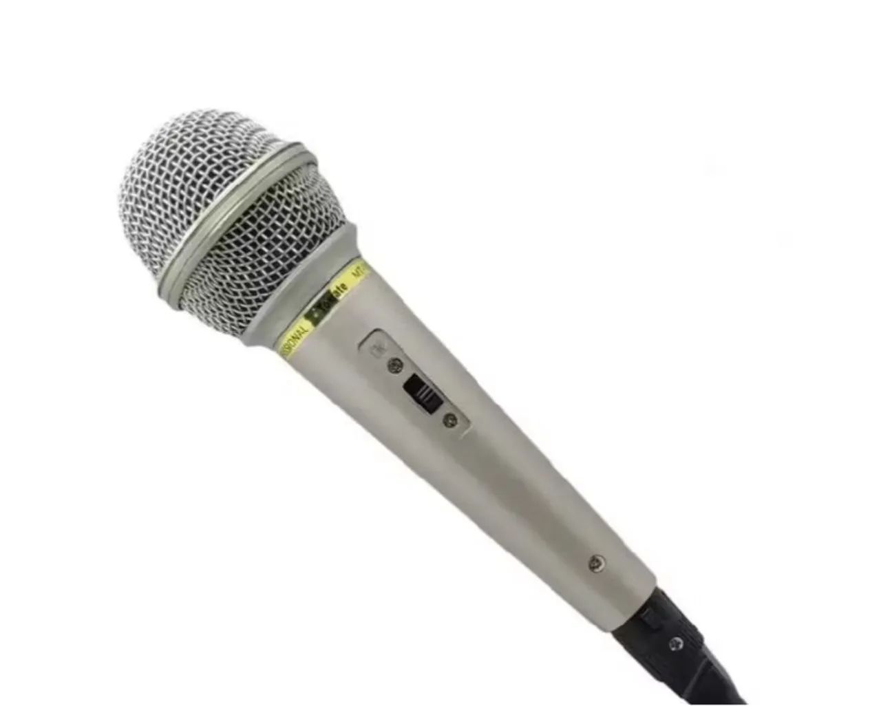 Microfone profissional  de dinâmico Karaoke  m1018 tomate cabo 2m  - Foto 2