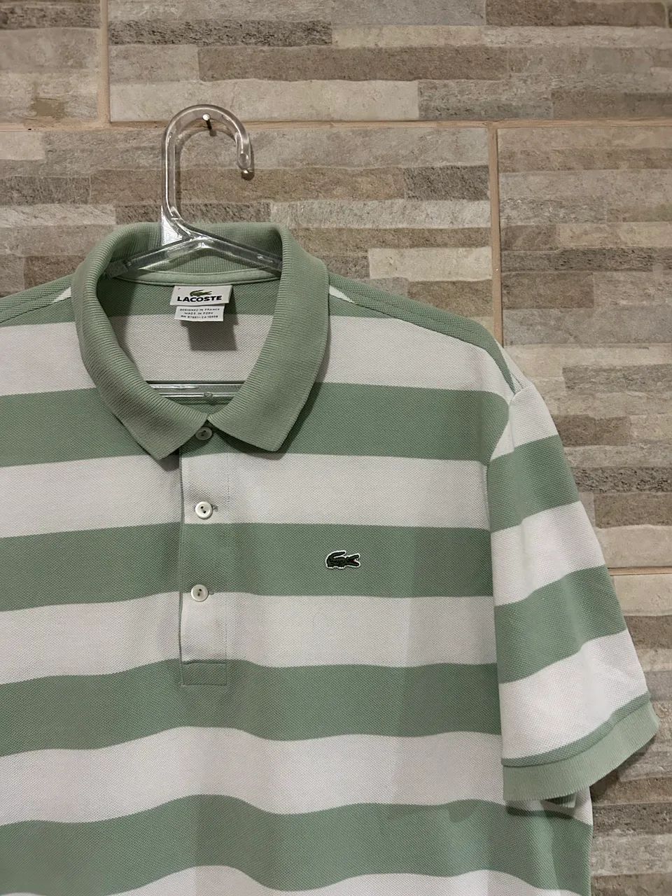 Camisa polo listrada Lascoste 7 - Foto 2