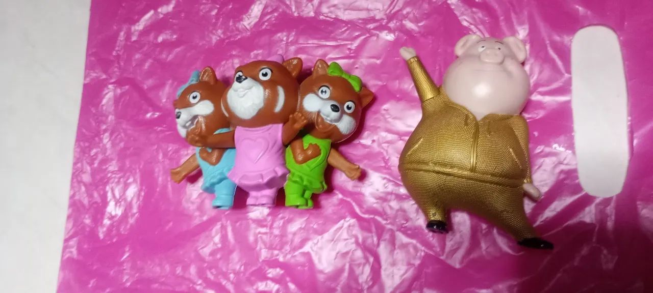Brinquedo McDonald's Sing Quem canta seus males espanta 02 unidades 