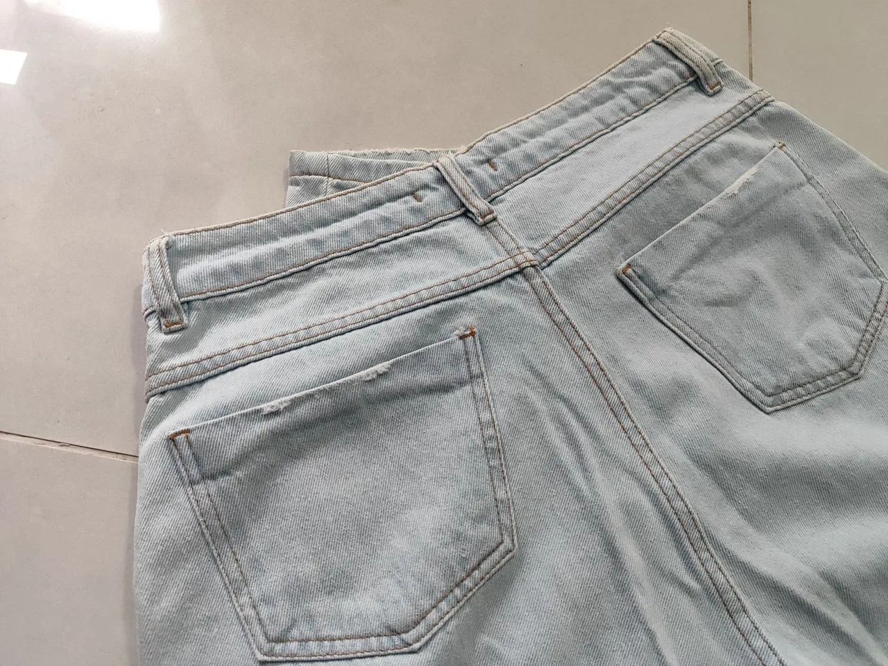 Calça Jeans Wide Leg Feminina  - Foto 3