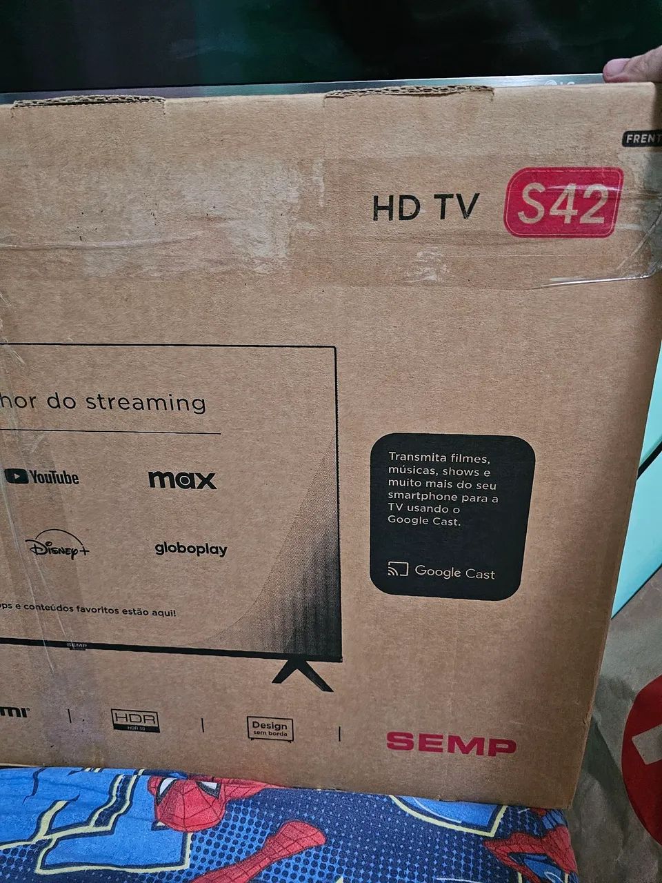 TV 32 polegadas nova lacrada, SEMP HD 42! - Foto 2