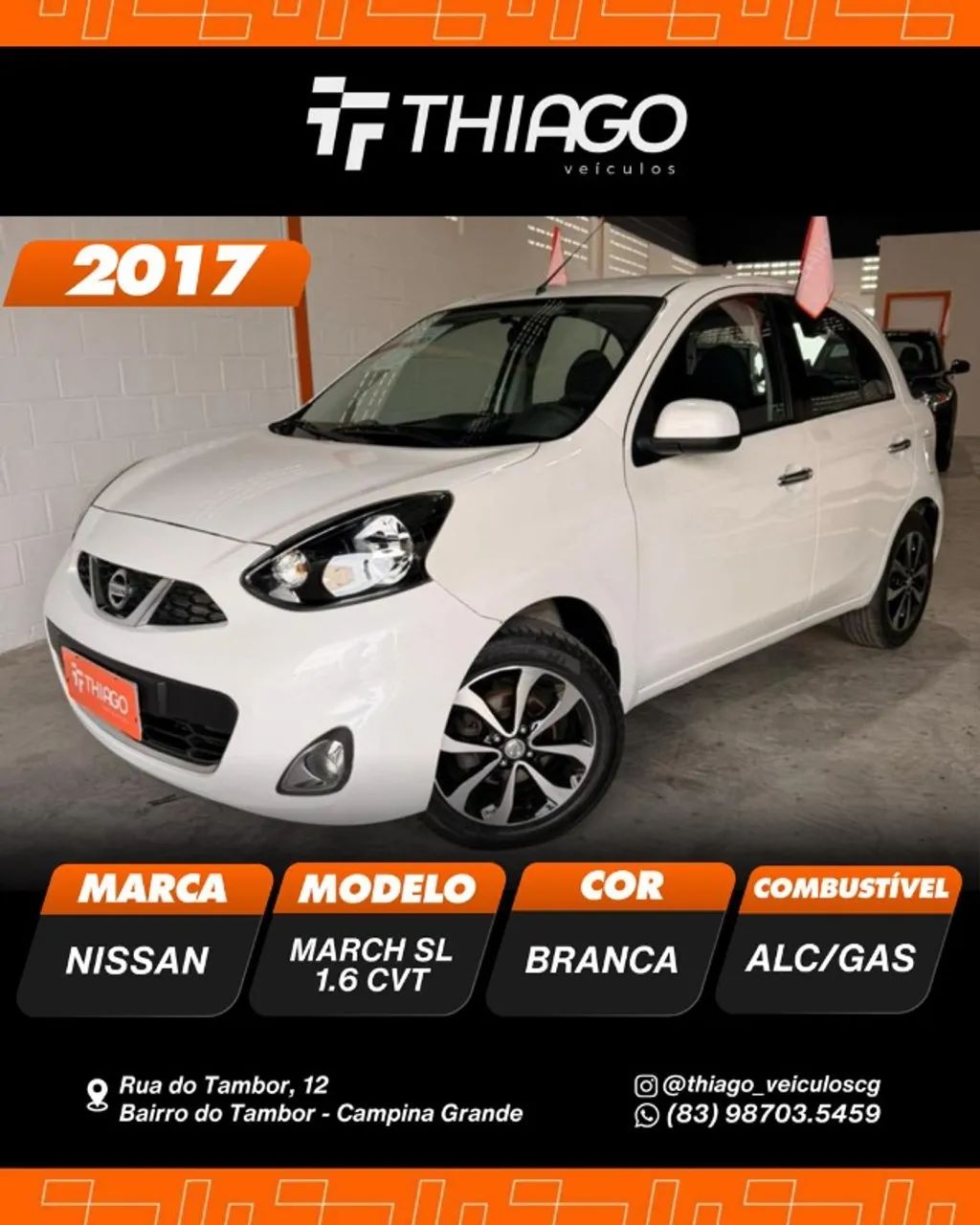 Nissan March MARCH SL 1.6 16V FlexStart 5p Aut. 2017