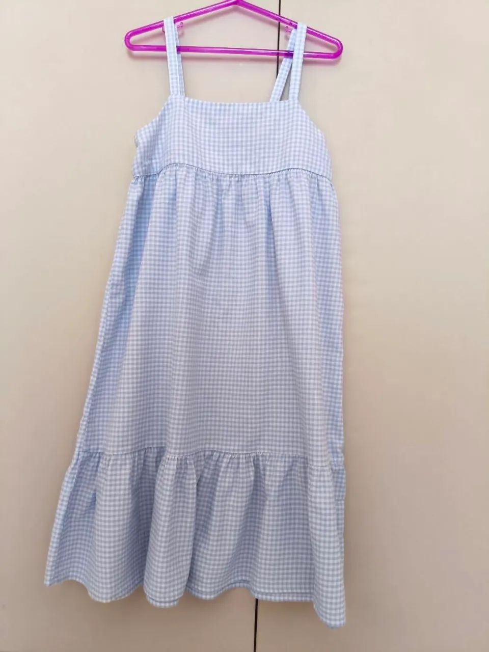 Vestido xadrez infantil  - Foto 4