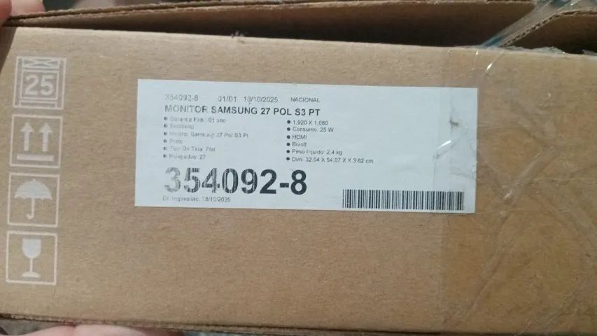 Monitor Samsung 27" Full HD Preto - Foto 4