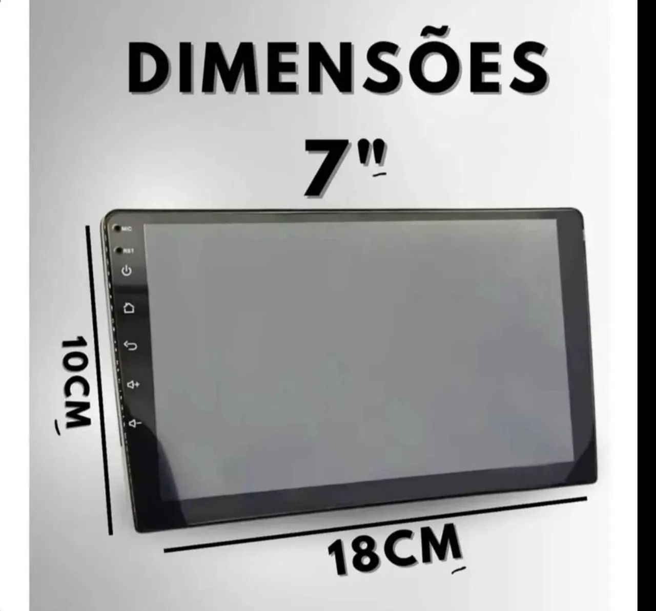 Multimídia Android 7" (passo cartão) - Foto 5