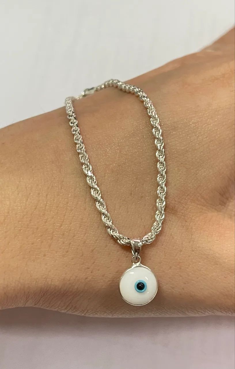 Pulseira nova de prata 925