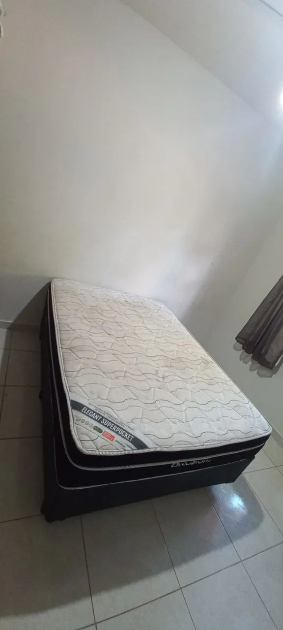 Cama  ox casal com colchão, muito bom estado - Foto 2