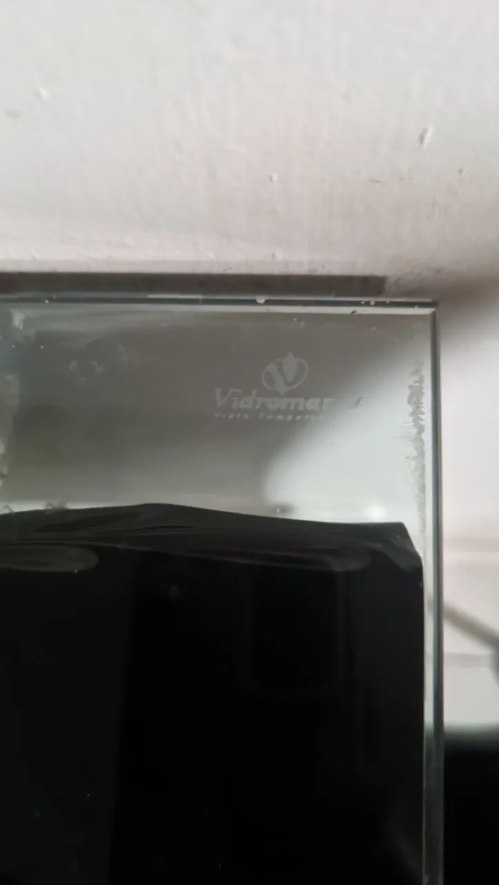 Mesa Vidro Temperado com Cilindro em inox - Foto 5