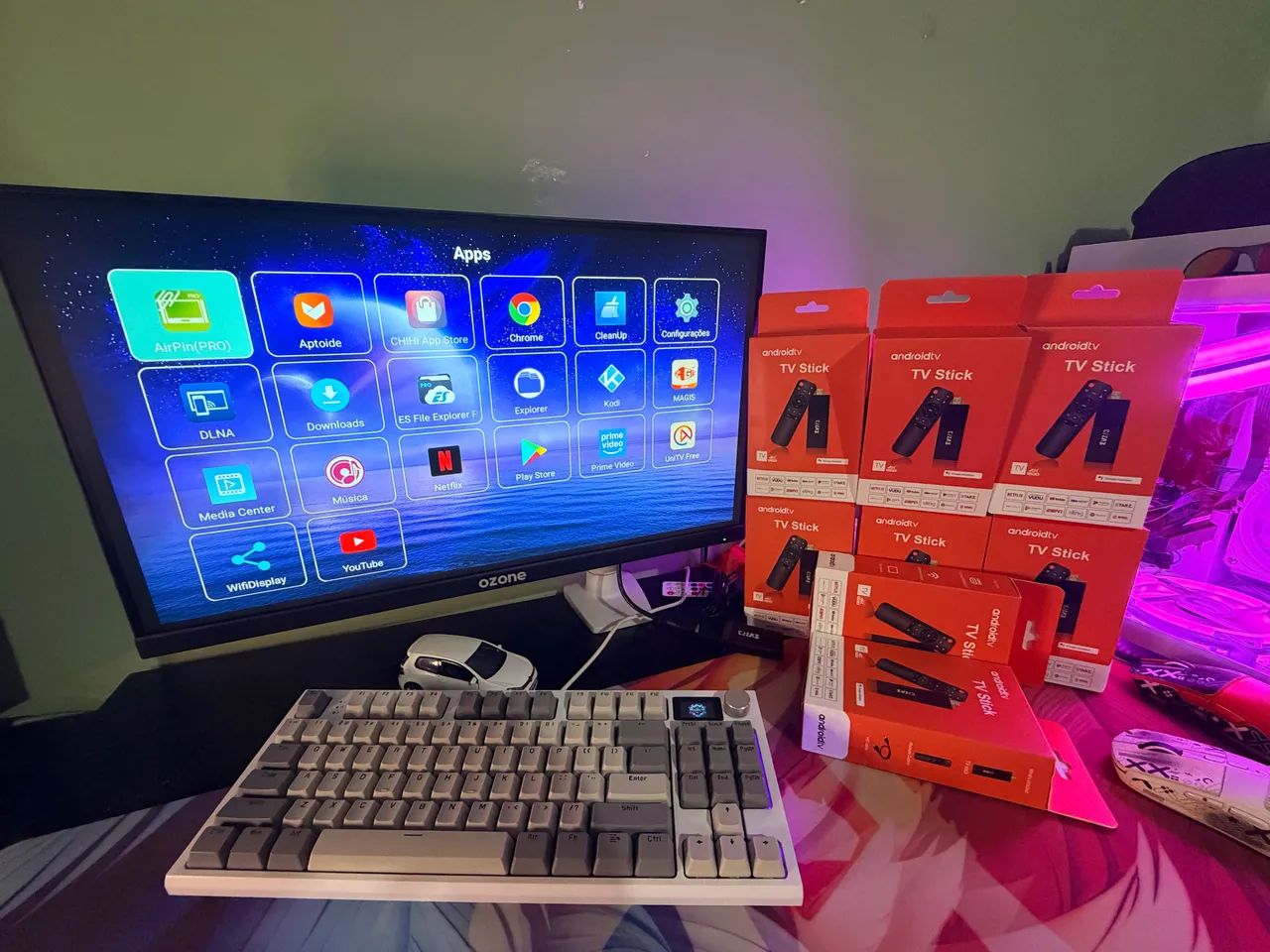 Fire tv stick Tv já  c0nfigur4do box 