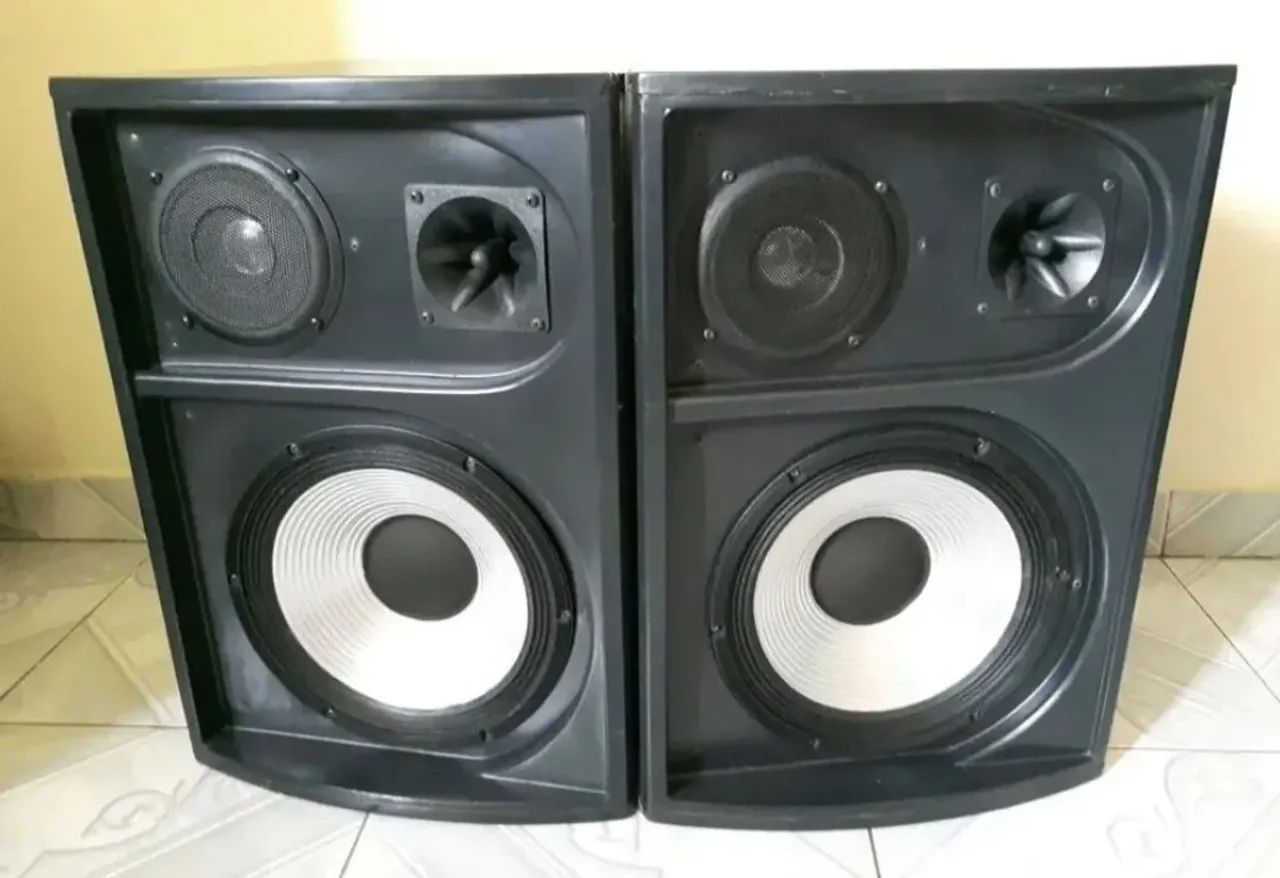 Par de caixa acustica 80 watts 8 ohms madeira naval 