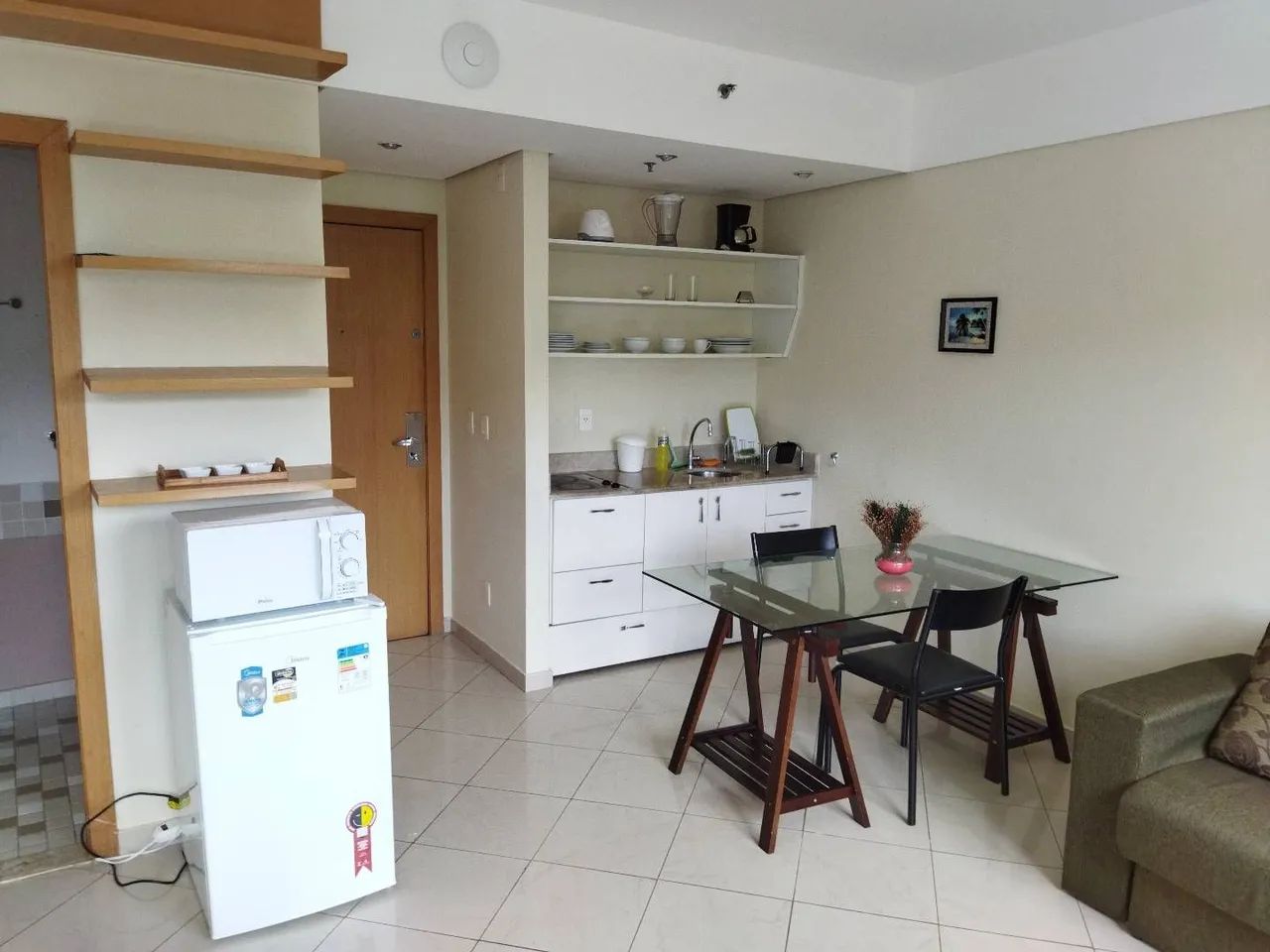 Flat no Centro de Alphaville 