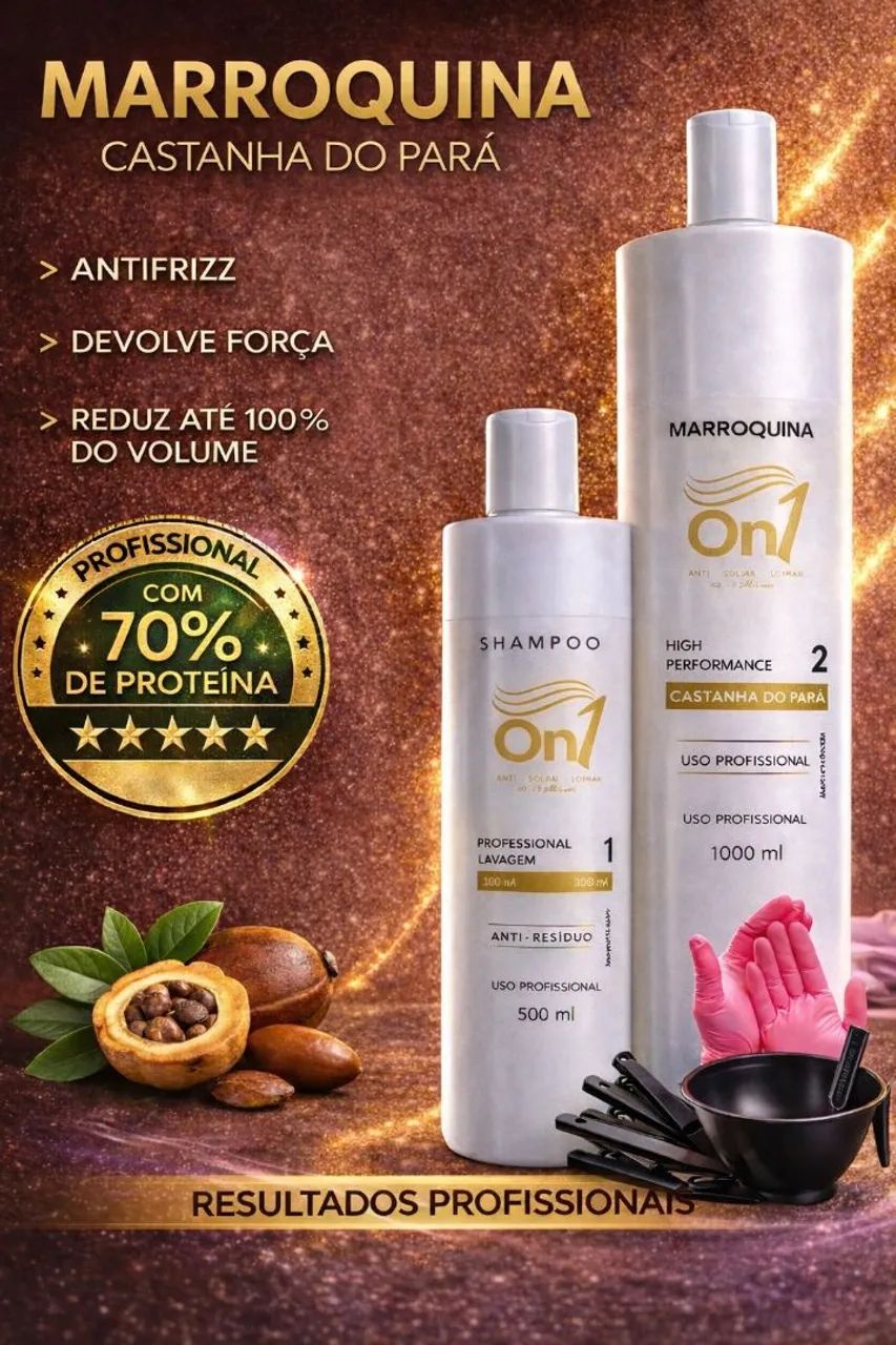 Kit Marroquina On1 - Shampoo e Máscara - Super Oferta! - Foto 4