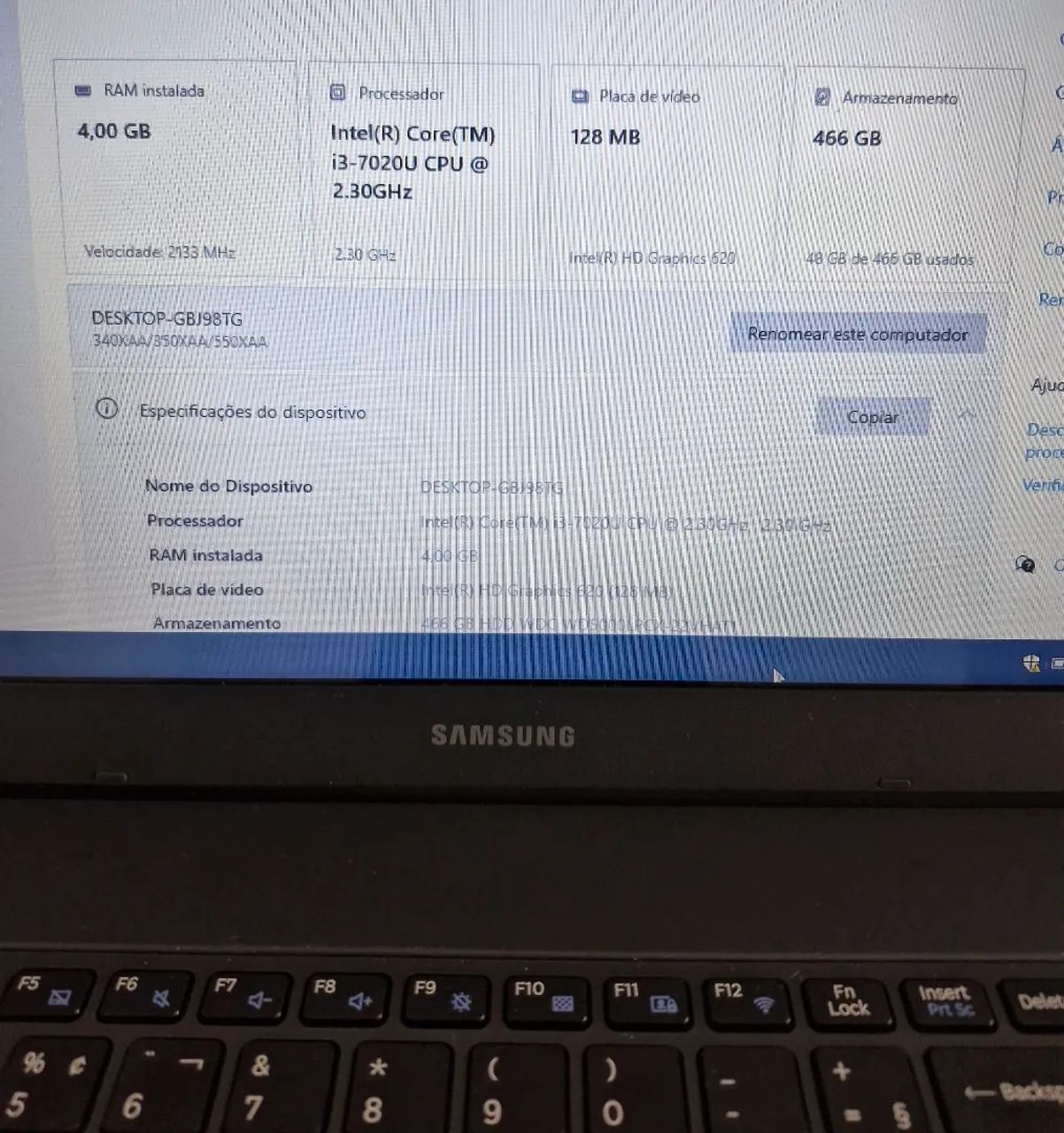 NOTEBOOK SAMSUNG I3 - Foto 2