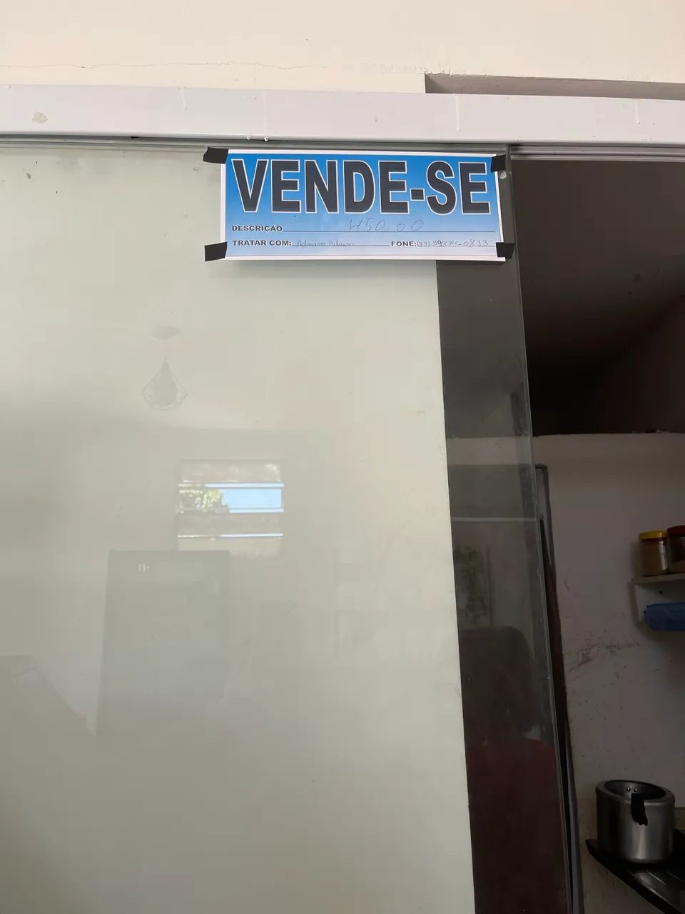Vendo porta de vidro de correr 