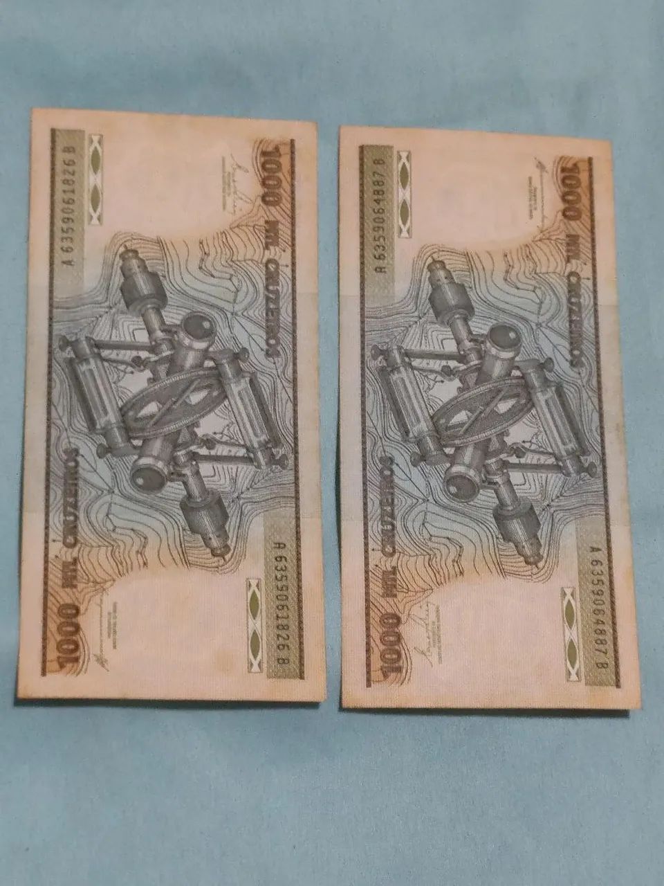 Notas 1000 cruzeiros Barão do Rio Branco - Foto 2