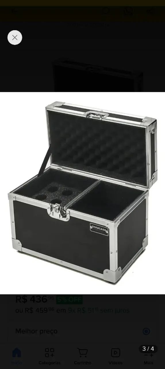6 microfones sennheiser + case para microfone - Foto 2