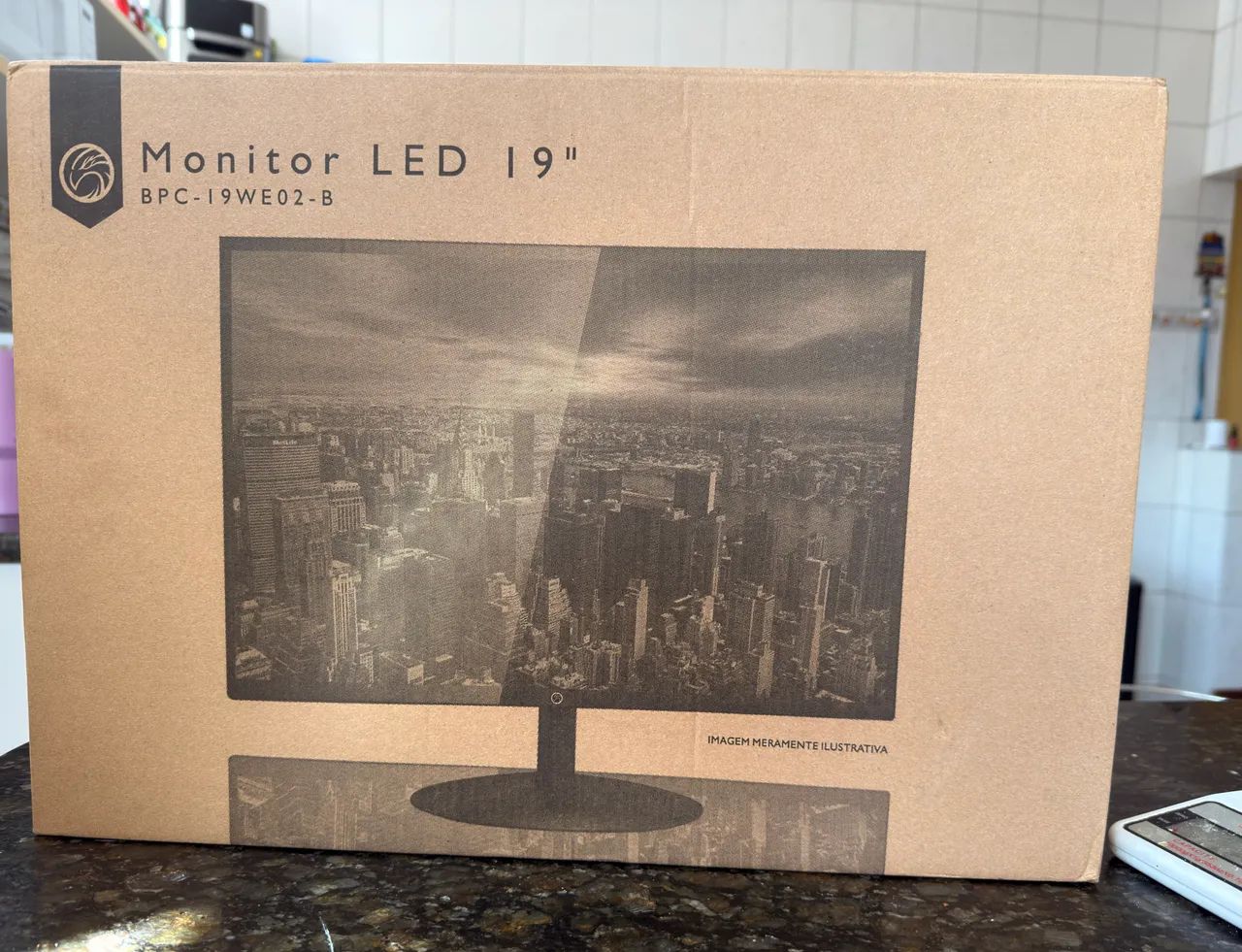 Monitor Led 19 BRAZIL PC BPC-19WE02-B Preto