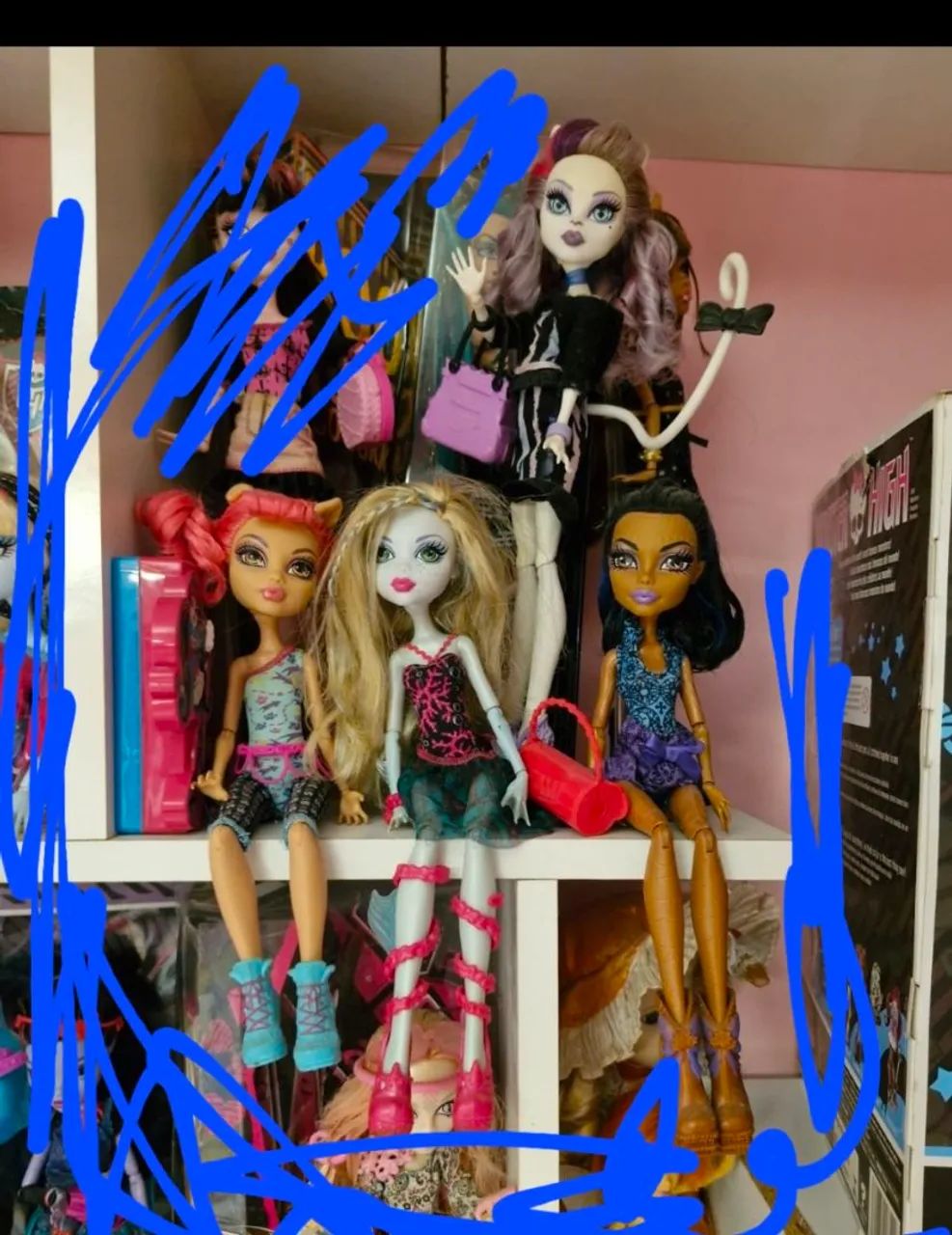 Lote de bonecas Monster High - New Scaremester e Dance Class - Foto 2