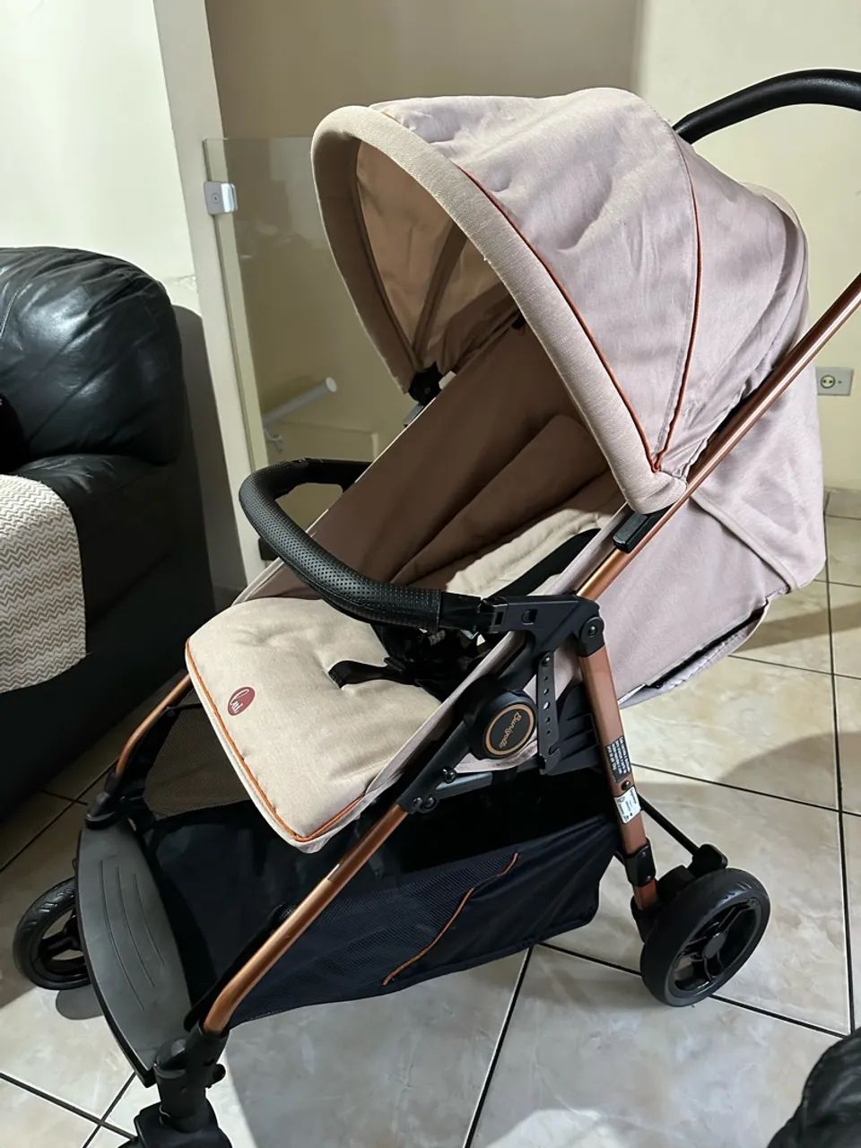 Carrinho + bebê conforto  - Foto 4