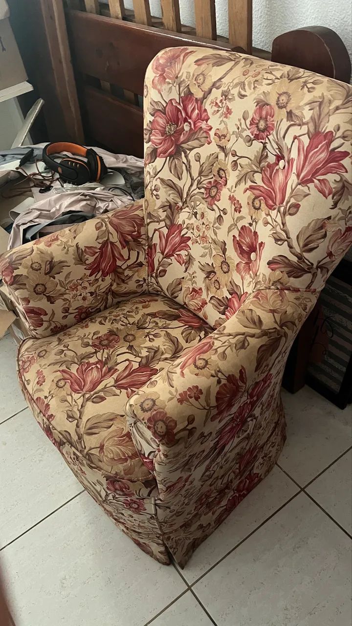 Poltrona de tecido  - Foto 2