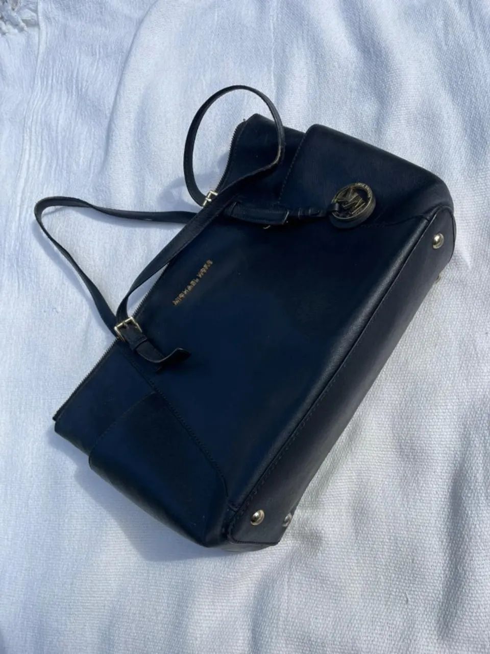 bolsa Michael Kors Tote Jet Set Grande De Couro- original - Foto 3