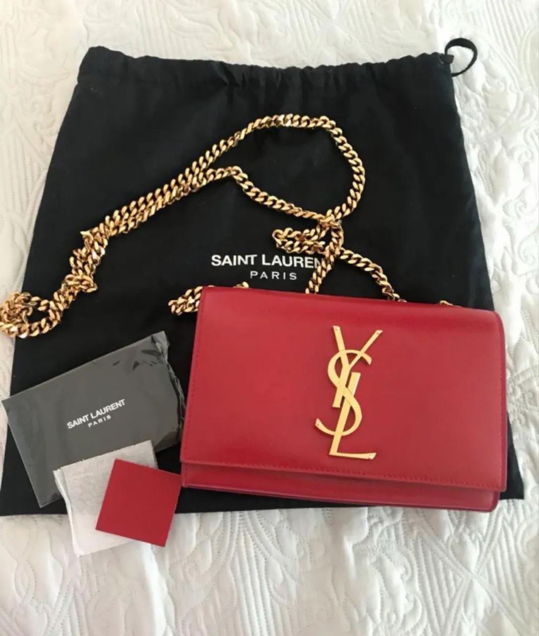 BOLSA KATE YSL VERMELHA - Foto 2