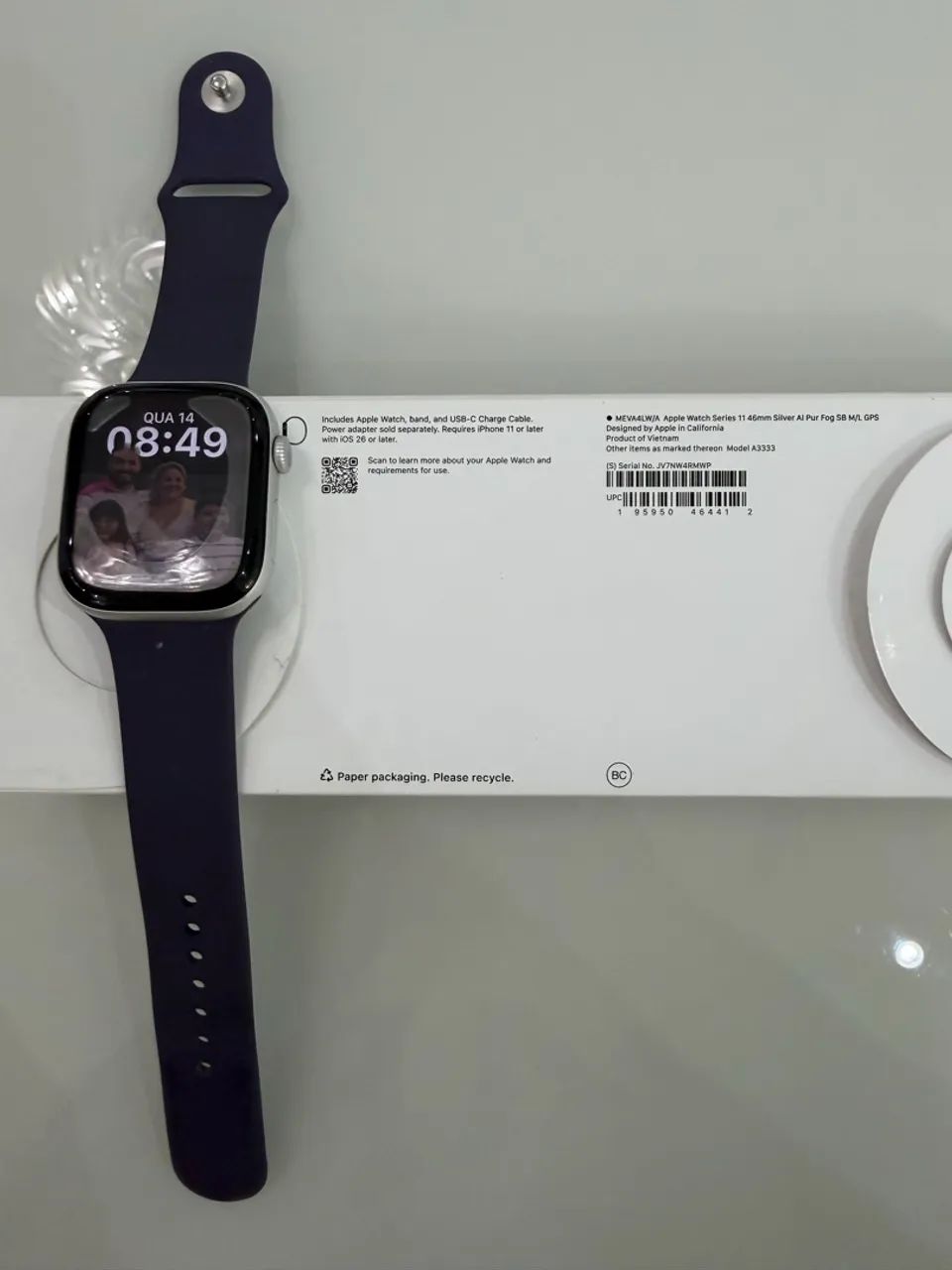 Vendo apple watch 11 silver 46 mm - Foto 2