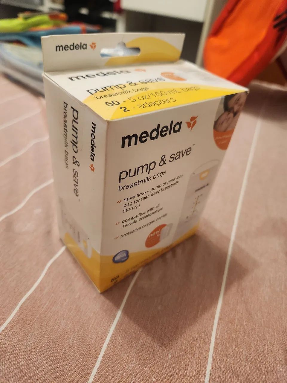 Armazenador de leite materno 