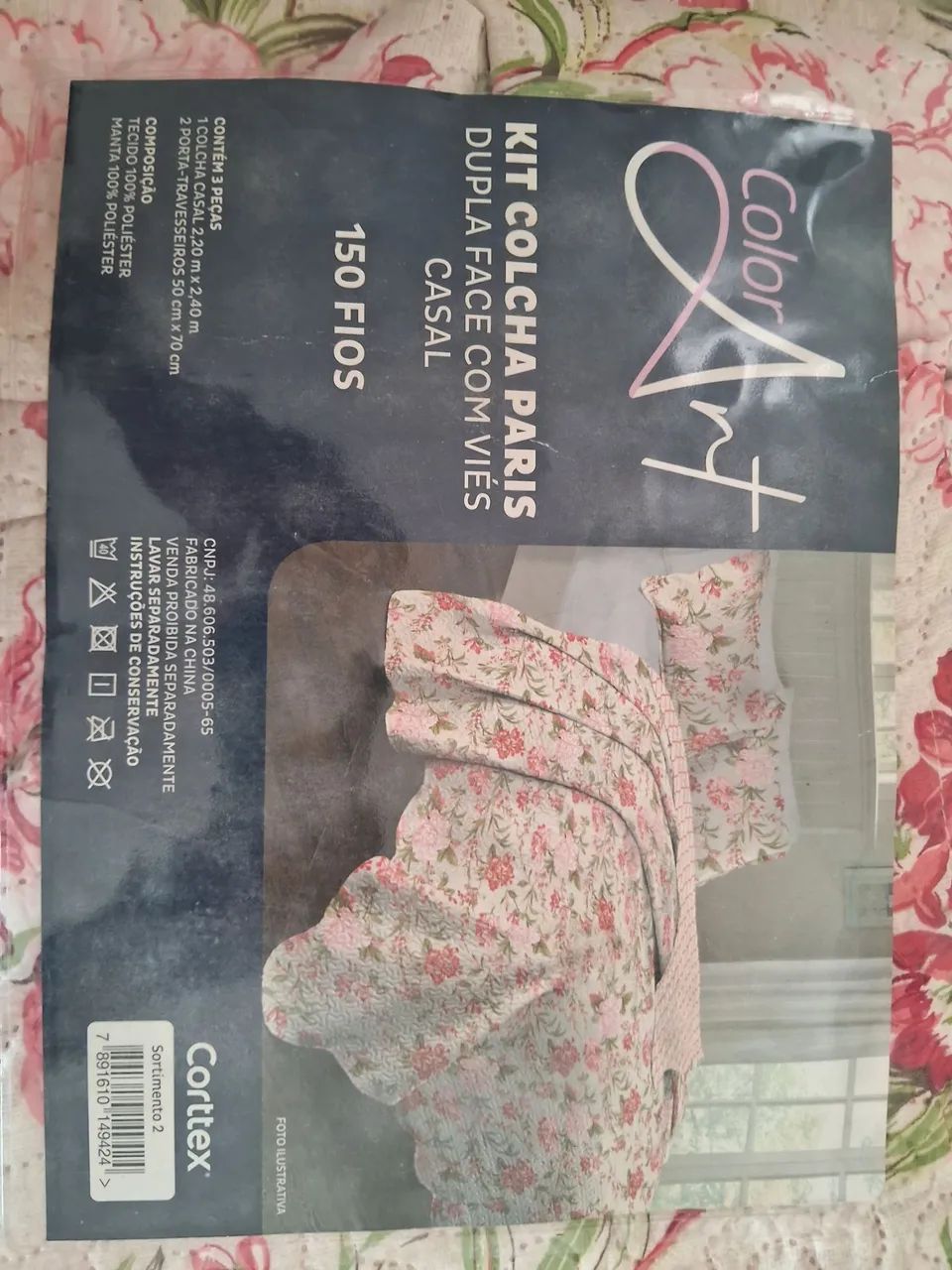 KIT COLCHA DE CAMA (CASAL) - Foto 2