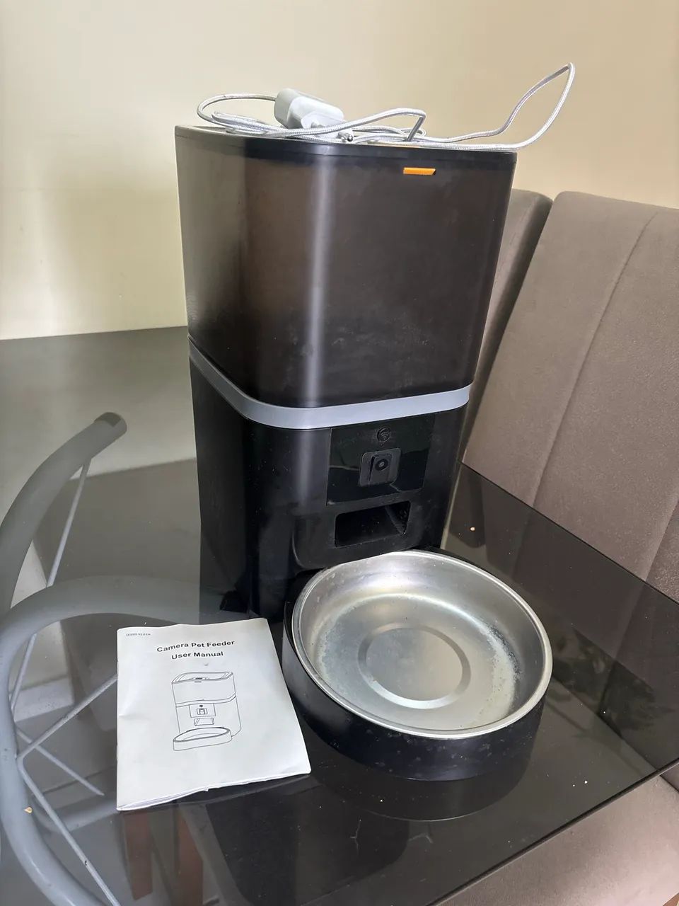 Alimentador automático para cachorro 6l de capacidade e com câmera  - Foto 2